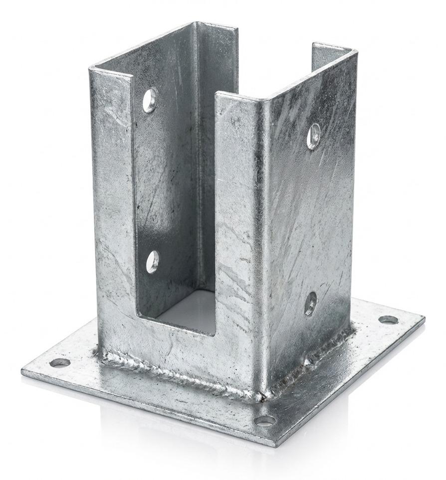 Ancre sur platine pour kit clôture