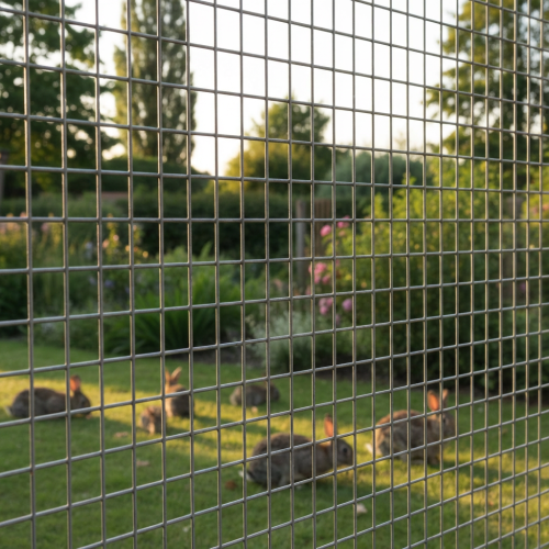 GRILLAGE MAILLE CARRÉ avec lapin